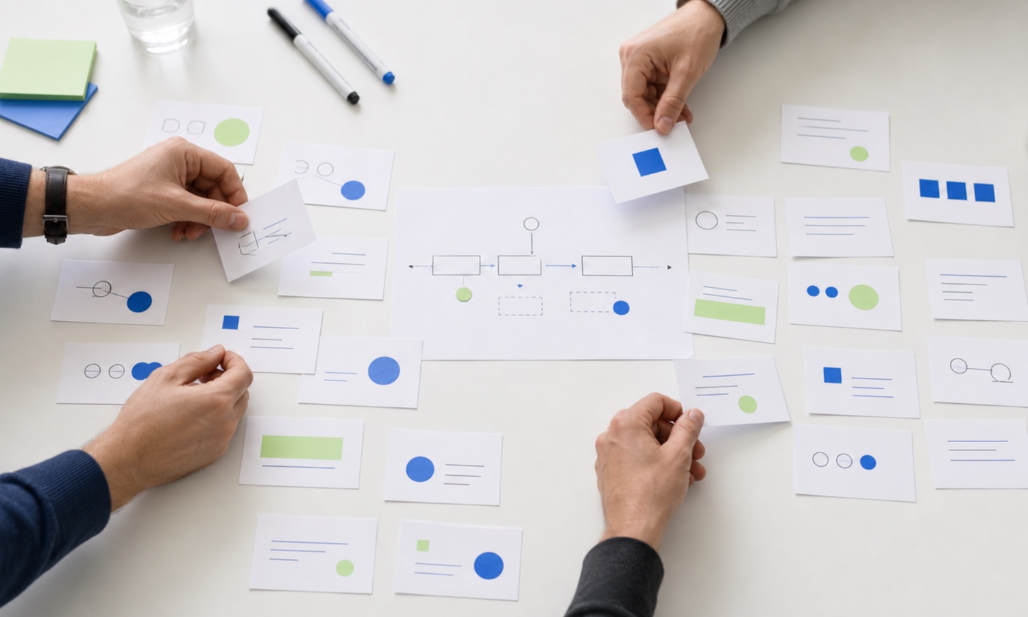 People develop potential AI use cases together.